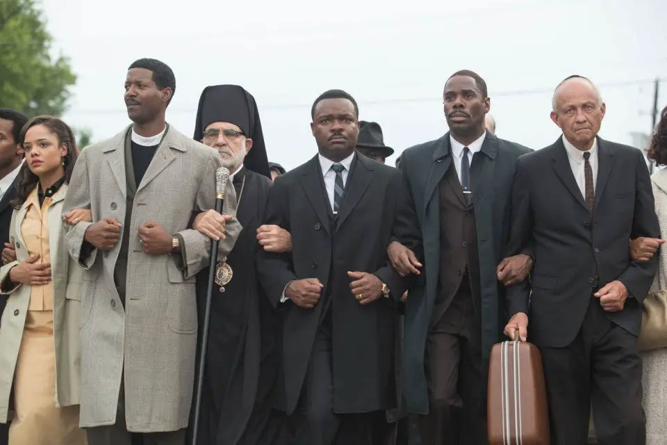 Protest scene in Selma movie