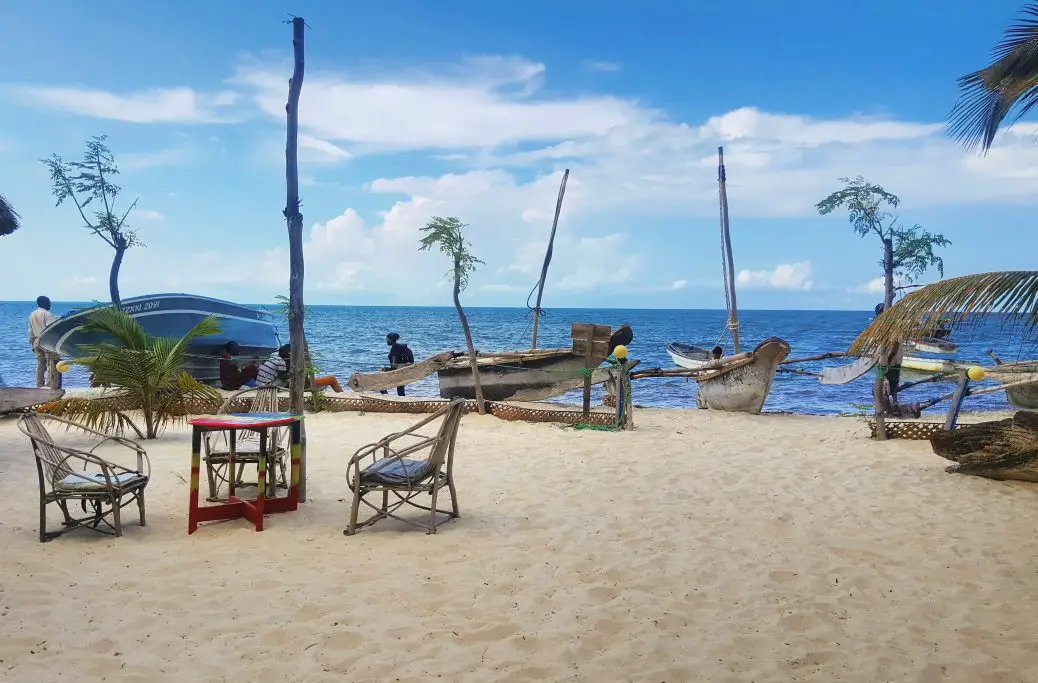 Boats at Mahaba Beach