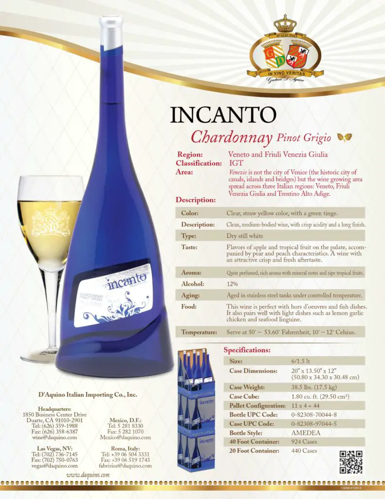 Incanto Wine: A Well Known Blend of 2 Popular White Wine Types • Chick ...