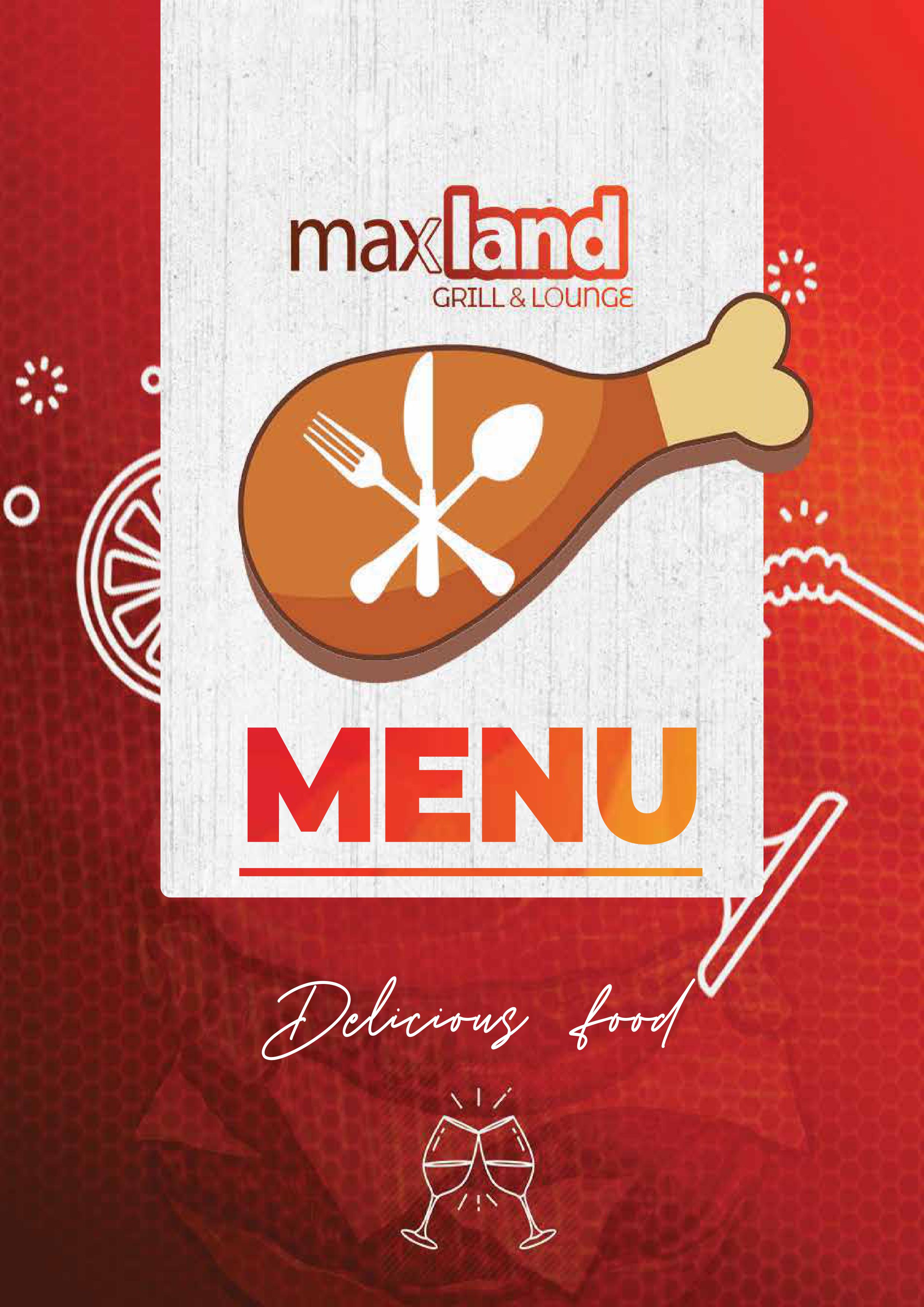 Maxland Waiyaki Way menu front page