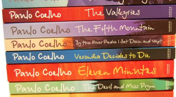 A stack of Paulo Coelho Books