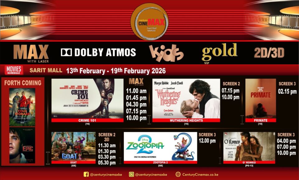 Sarit Centre Cinema schedule