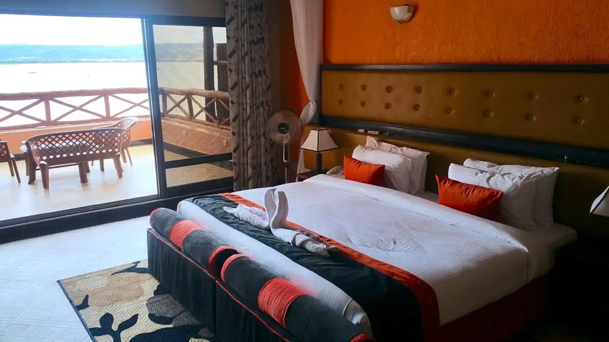 A room at Milimani Resort Kisumu