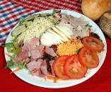 Chef Salad at Shammah Hotel, Bujumbura, Burundi