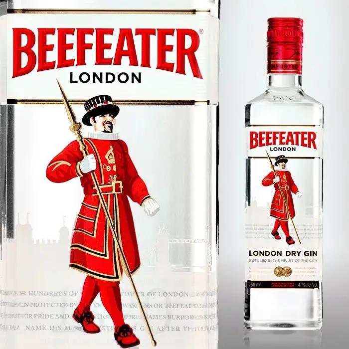 Who owns Beefeater?: Beefeater gin name origin comes from the Yeoman Warders who are a a bodyguard of the British Monarch. The Beefeater gin country of origin is the United Kingdom. 