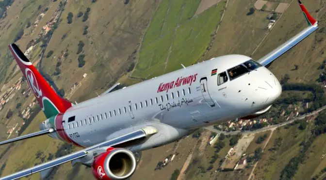 KQ Flights Addis to Nairobi