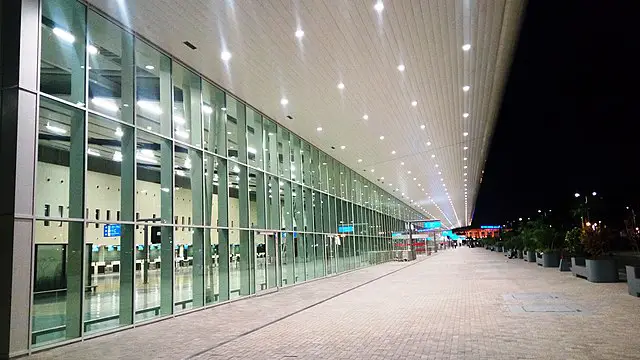 The new terminal 3 at Dar es Salaam airport