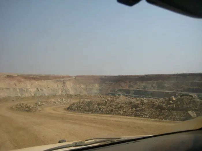 Open-pit Mine, African Barrick Gold Buzwagi Mine