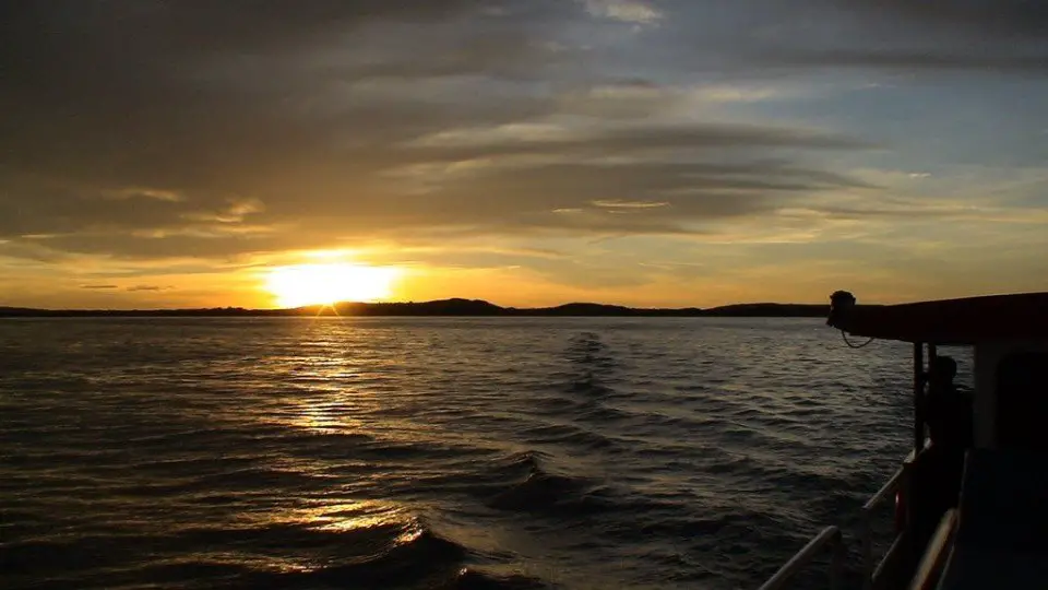 Sunset on Lake Victoria Mwanza Cruise, Mwanza Tanzania