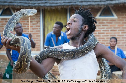 Man with a Snake Bujora Cultural Centre