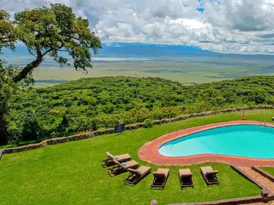 Ngorongoro Sopa Lodge Images -- View of the Crater from the Lodge