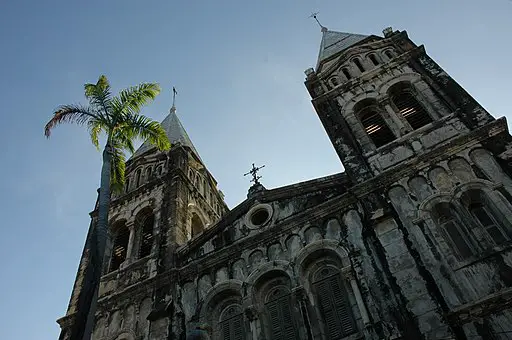 Cathedral is Stone Town Zanzibar