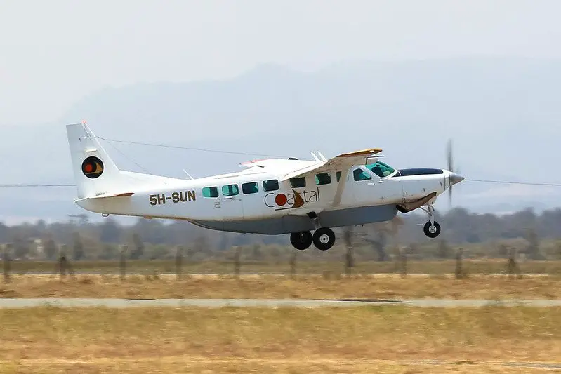 Coastal Aviation Plane to Zanzibar