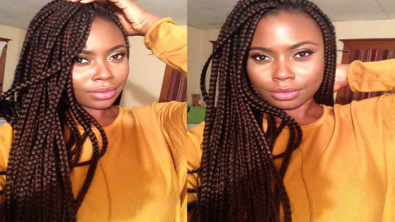 Mixed Colour Braids for Dark Skin • Chick About Town