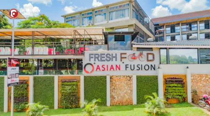 Fresh Food Asian Fusion Restaurant at Fairway Boutique Hotel Kampala