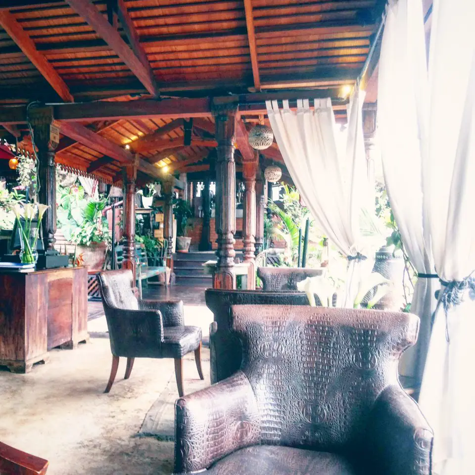 Lounge at Mediterraneo Restaurant Kampala