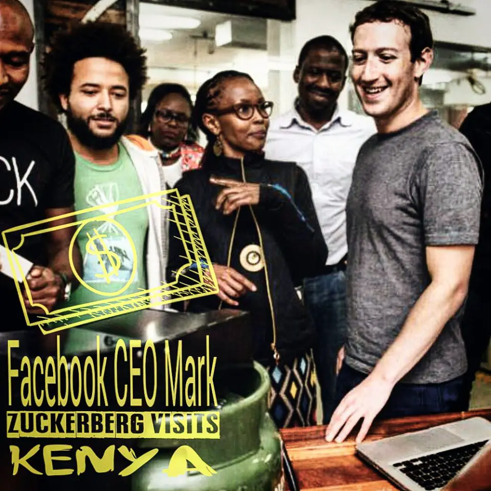 Mark Zuckerberg and an east african honey instagram