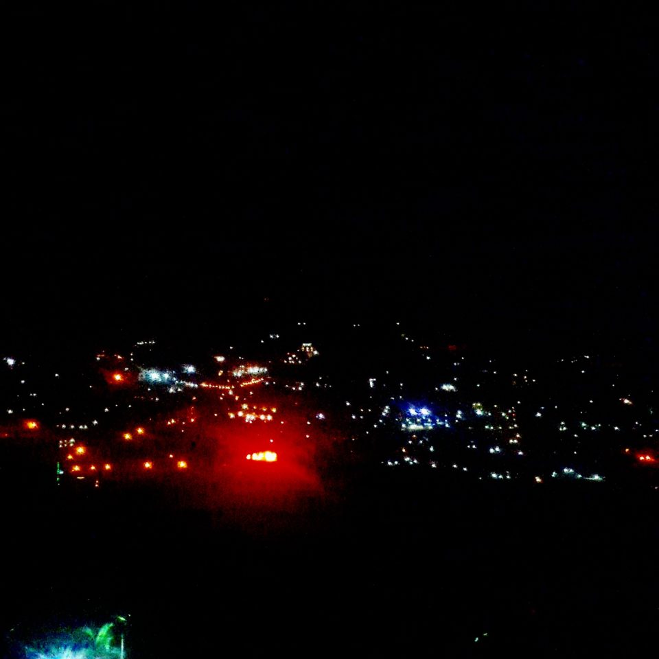 View at night from Holy Crepe Kololo