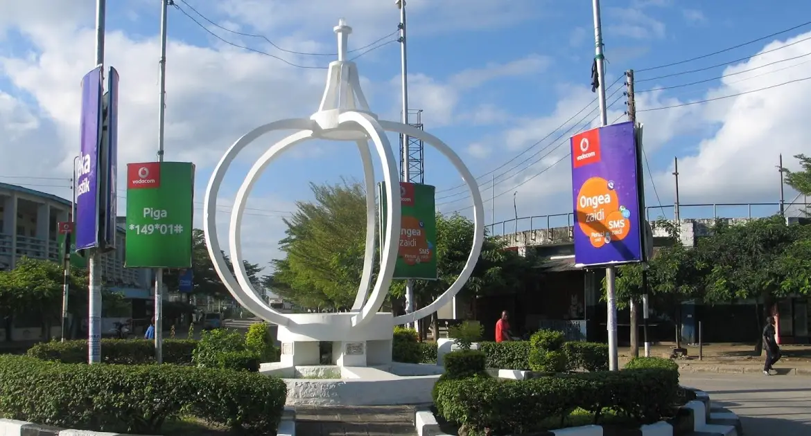 A monument in Tanga City