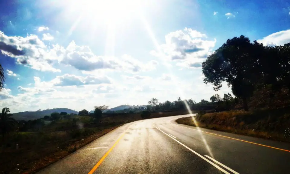 Driving through Korogwe