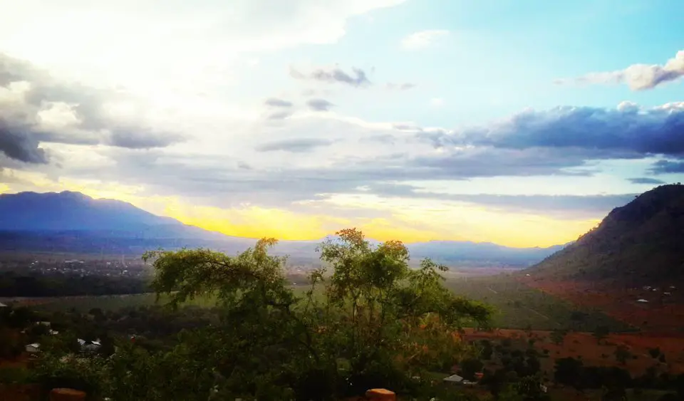 Sunset in the Usambara Mountains