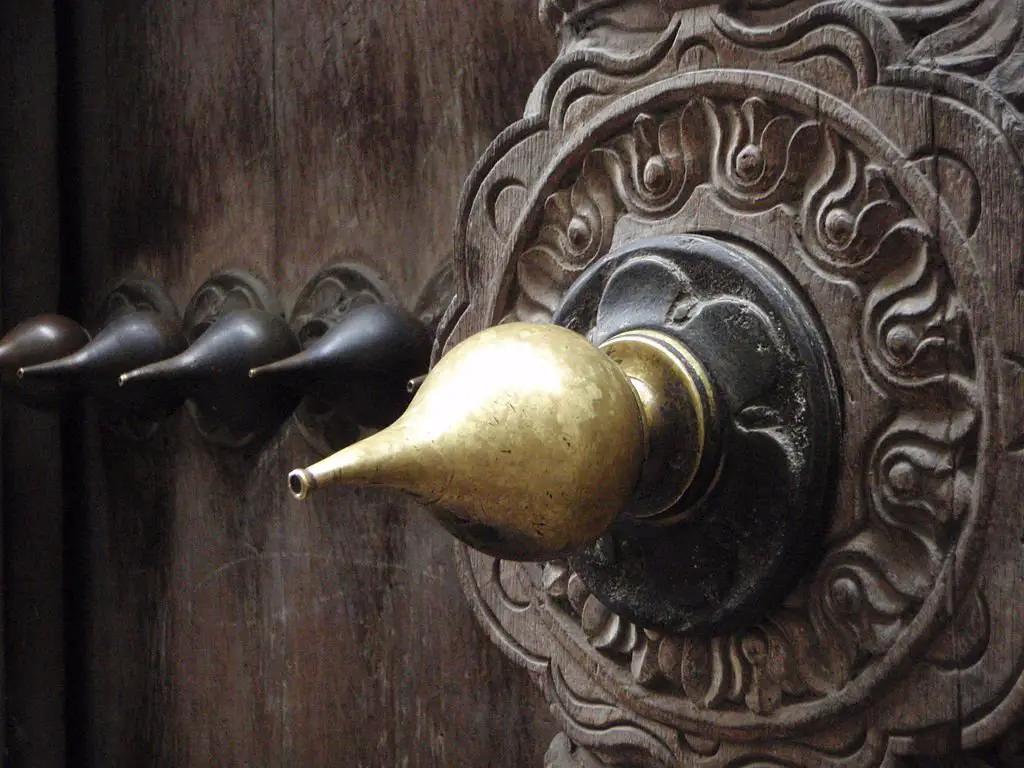 A Door Knob in Stone Town, Zanzibar, Tanzania