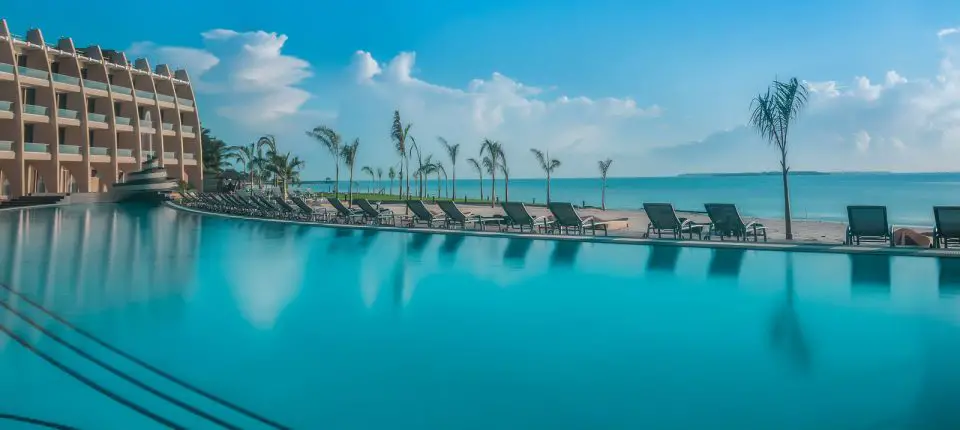 Ramada Resort Dar es Salaam Pool, Hotel, and Ocean