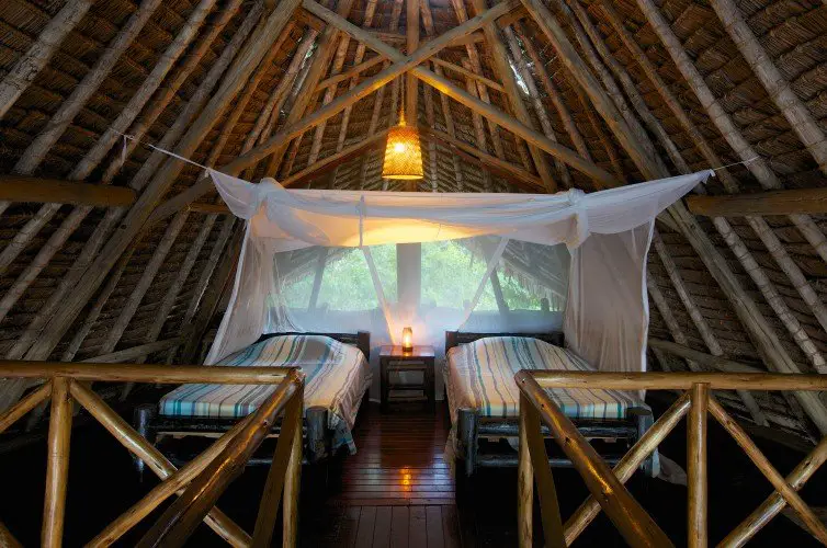 Bagamoyo Hotels: Twin room at Lazy Lagoon Island Lodge