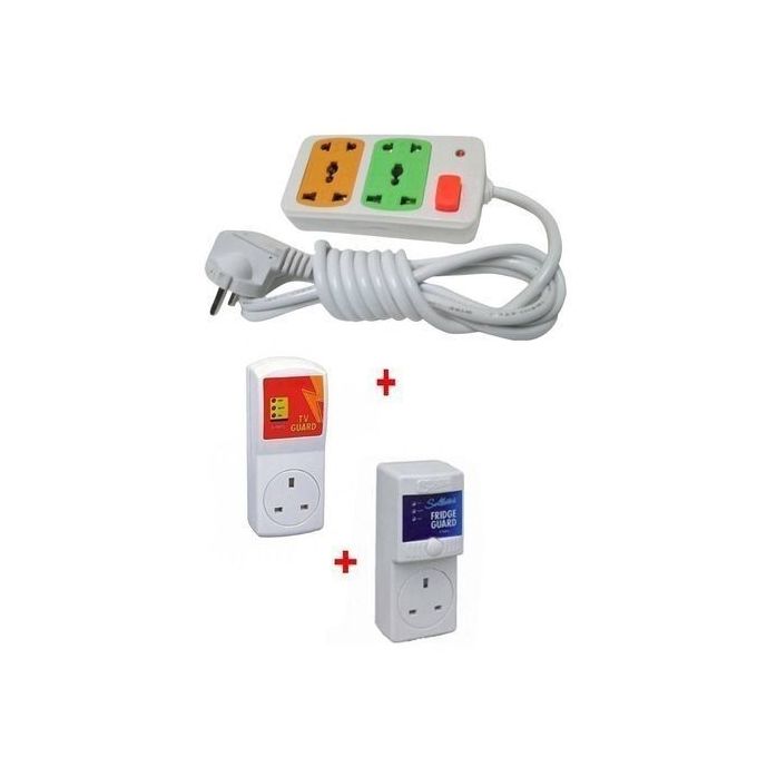 Shopping online: New TV Guard + FREE Fridge Guard with FREE 4-Way Extension Cable - White