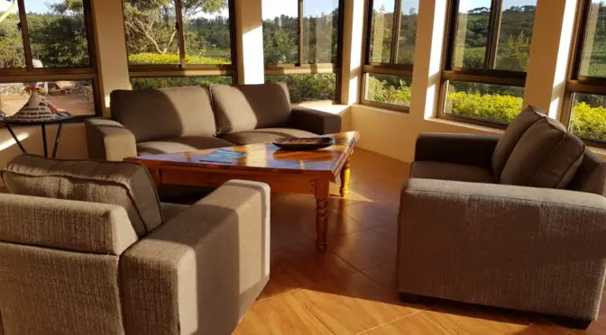 The Lounge at Tanzanice Farm Lodge