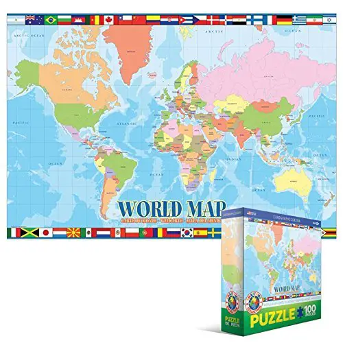 World Map Jigsaw Puzzle