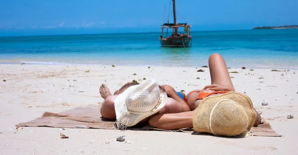 You can laze around on the beach on tailor made Tanzania holidays