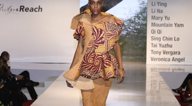 Tanzania fashion designers: an outfit design by Kemi Kalikawe, one of the most popular fashion designers in Tanzania