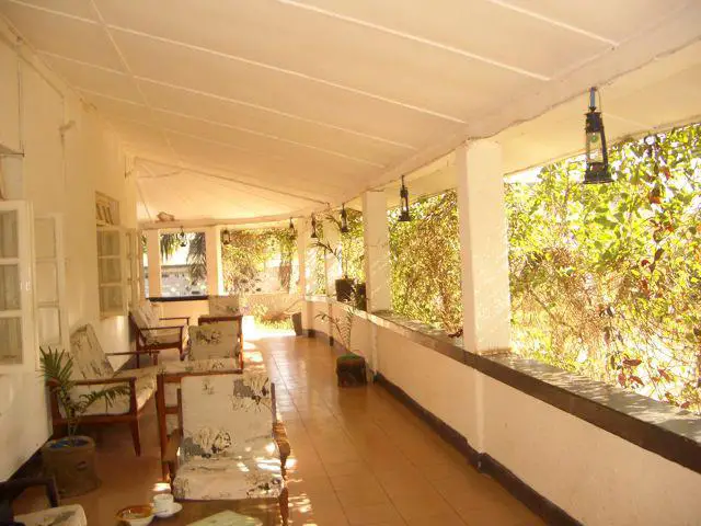 Balcony at Mama Pierina's in Morogoro