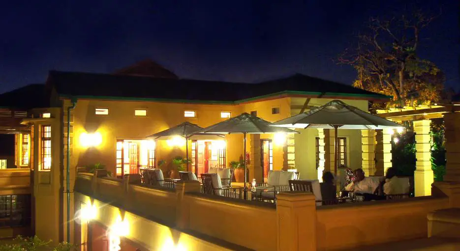 Uganda Hotels: Outdoor Deck at the Emin Pasha Hotel in Kampala