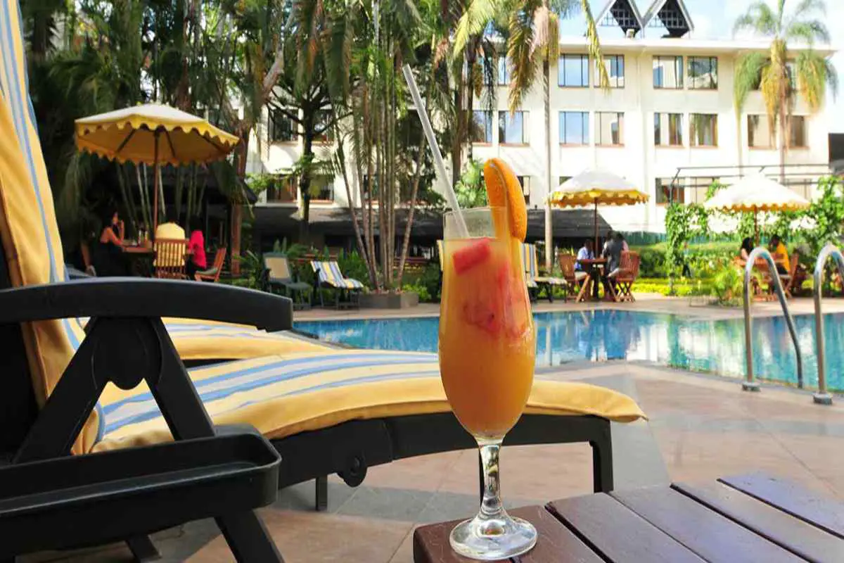 Nairobi Hotels: Swimming Pool at the Jacaranda Hotel, Westlands