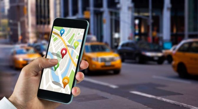 Bolt vs Uber: a map on mobile