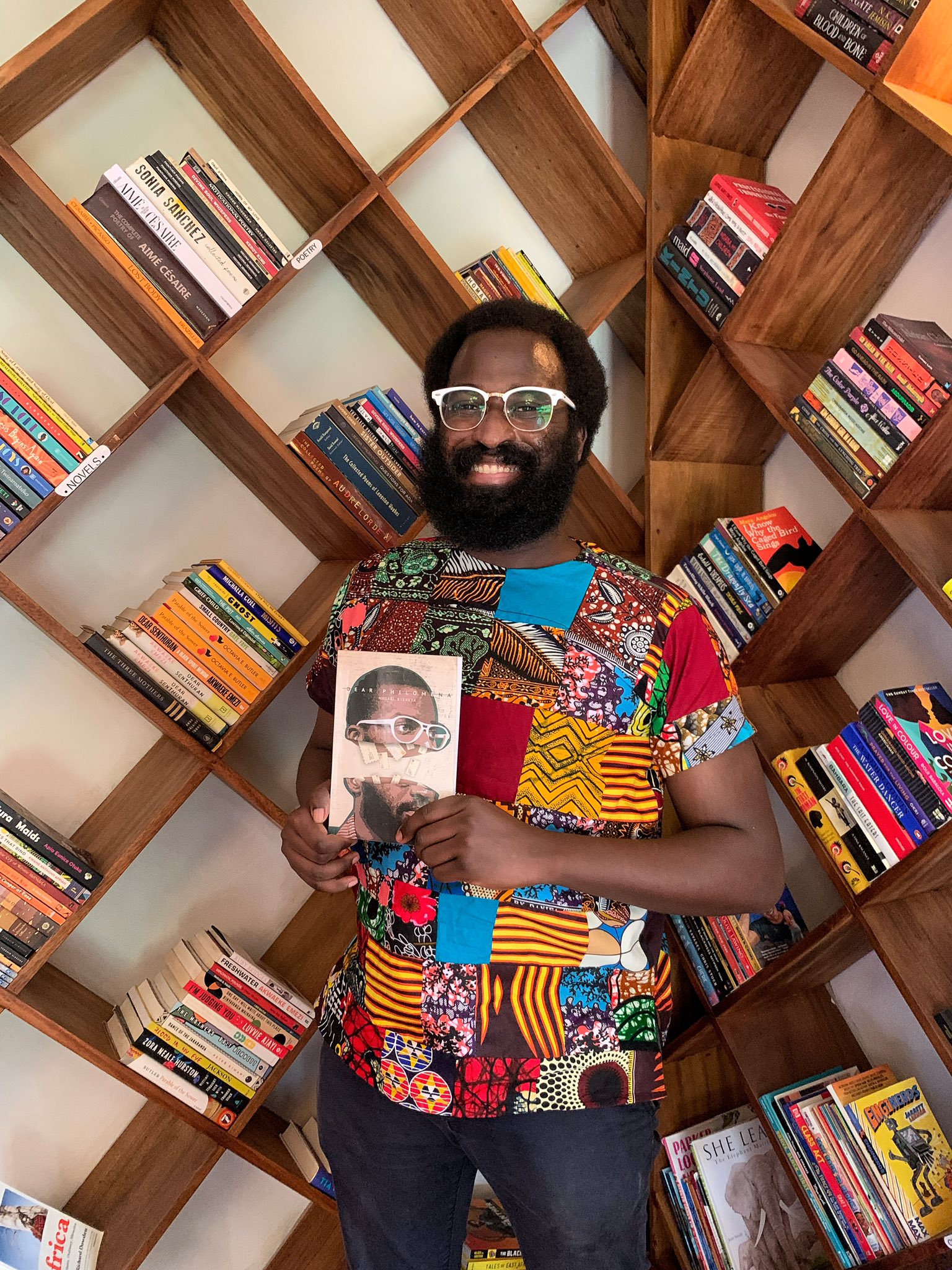 A man at Sankara Pan African Library