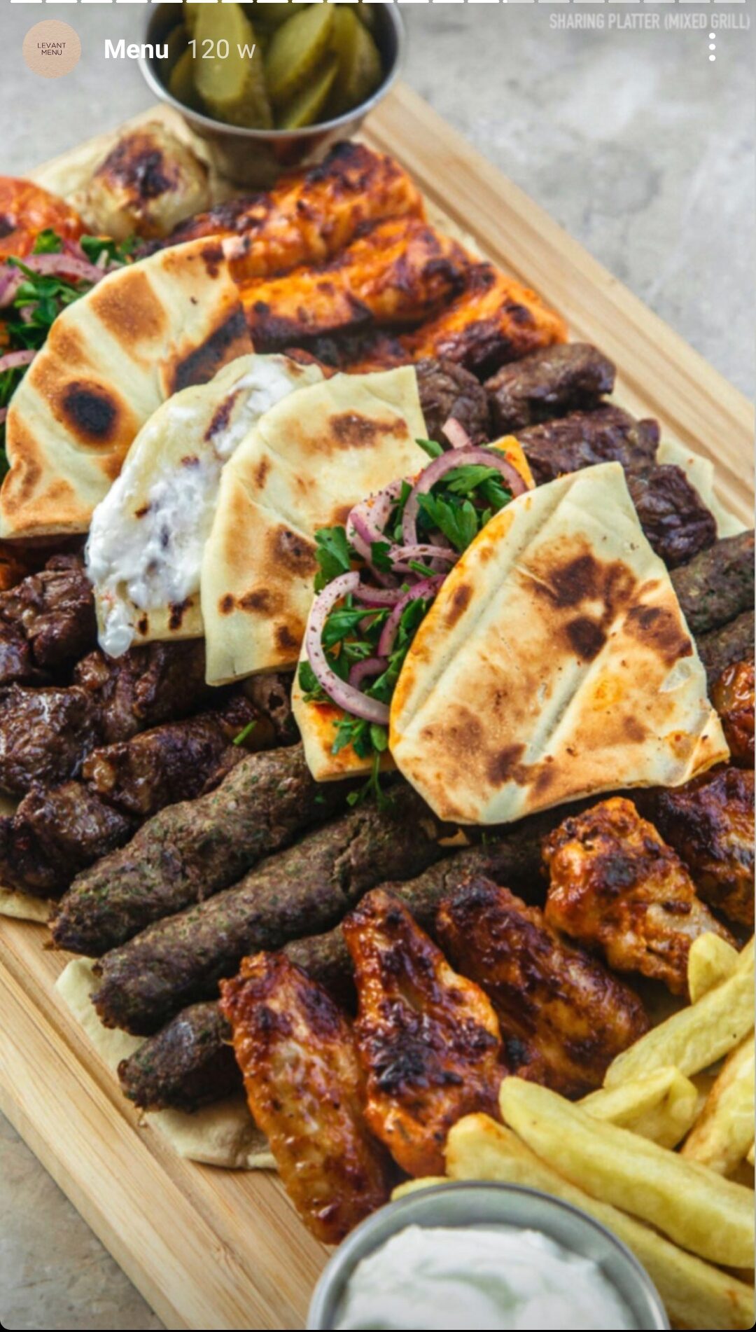 food at Levant Masaki