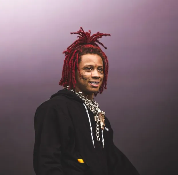 burgundy dreads male style