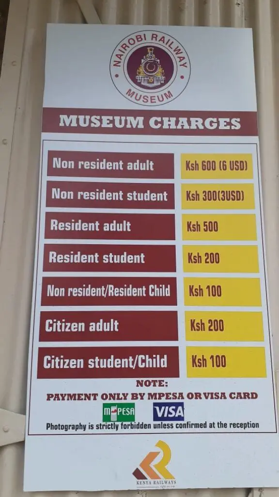 Nairobi Railway Museum Nairobi Entrance Fee