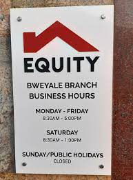 Equity Bank Working Hours in Uganda: Bweyale Branch