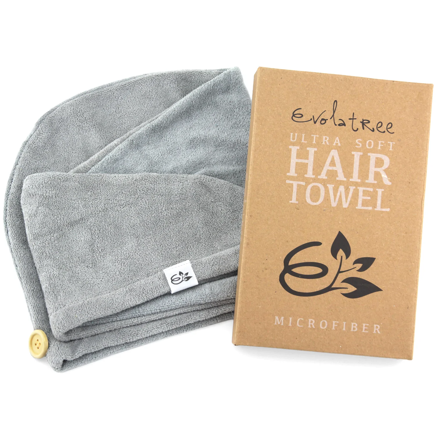 Microfiber Towel for Hair Benefits: Evolatree microfiber hair towel