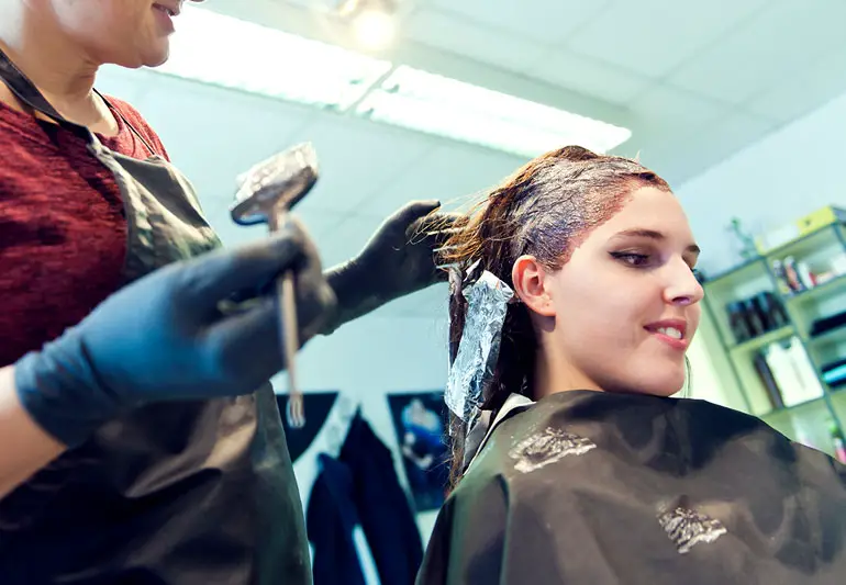 Hair colorist appointment