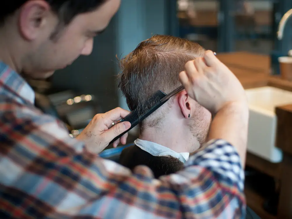 Hair barbing photo by Adam Wilson