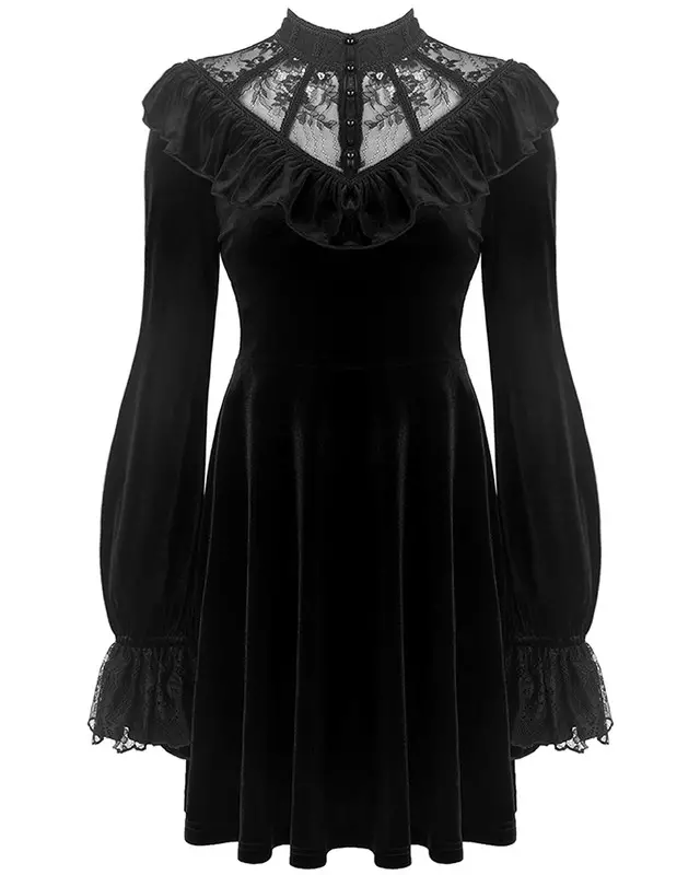 Witch dresses are often black like this one