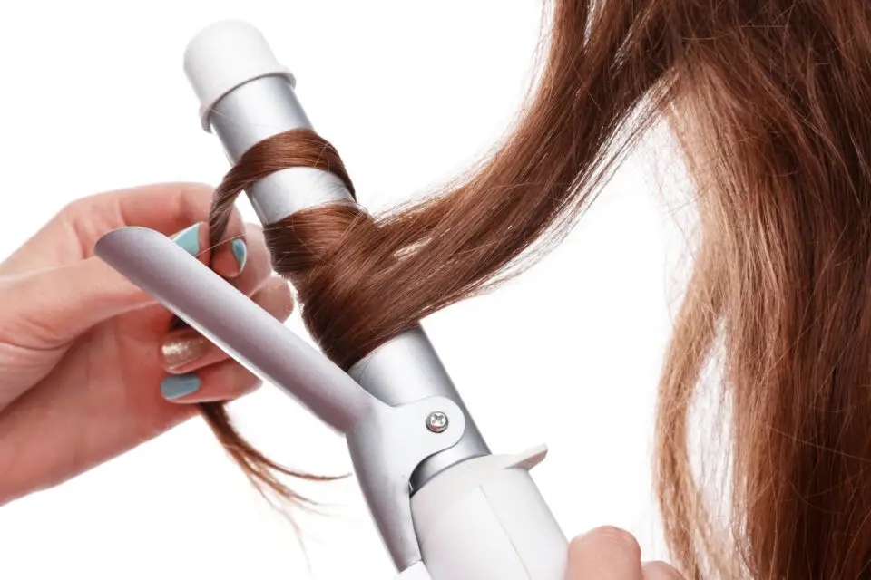 hair waves tools:  a curling iron