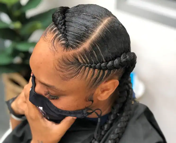 25 Stunning French Braids Hairstyles For Black Hair