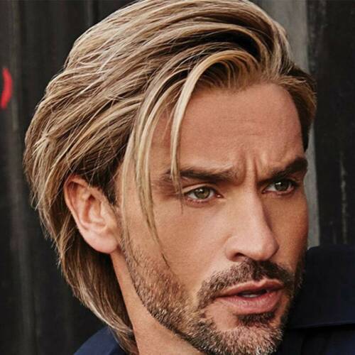 straight hair is one type among hair types for men