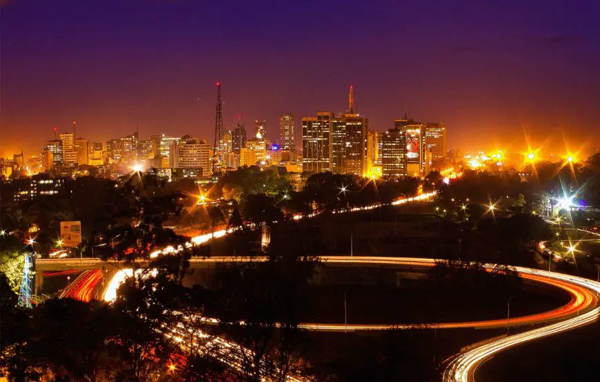 Casablanca to Nairobi: Nairobi by night